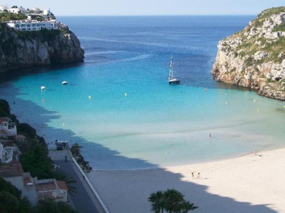 Precioso Apartamento Piscinas Cala En Porter Cala En Porter  Esterno foto